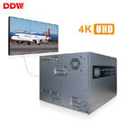 4k 4x4 Video Wall Processor Audio Video System For CCTV Surveillance Center