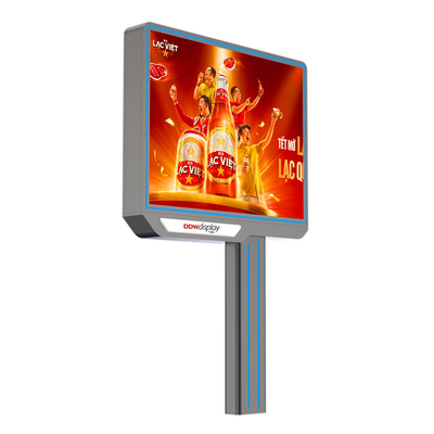 Display publicitaire étanche à l'eau IP65 à LED extérieur système 4G avec HDMI