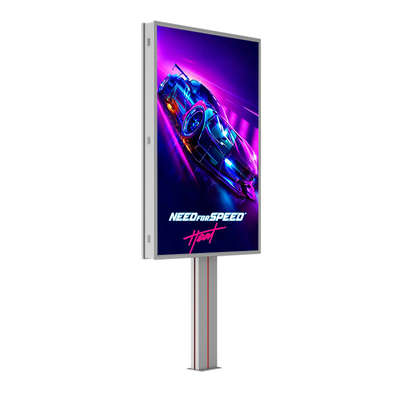 Conception personnalisée haut de gamme p6 8000nits acier imperméable à l'eau IP65 affichage LED publicité extérieure