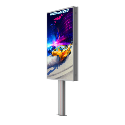 Facile à installer imperméable à l'eau IP65 p6 8000nits panneaux d'affichage en acier à LED