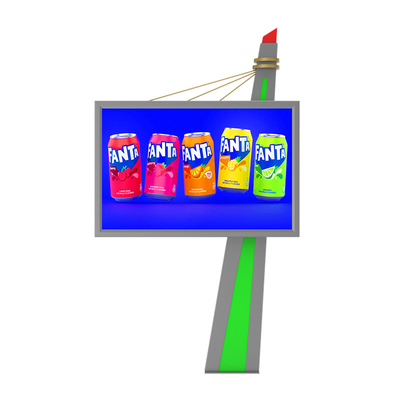 Conception personnalisée haut de gamme en acier P6 imperméable à l'eau affichage publicitaire extérieur LED panneau d'affichage LED mur vidéo