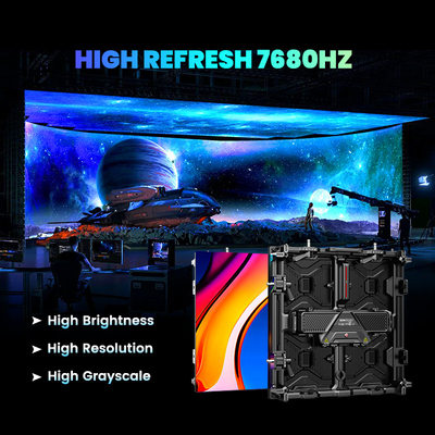 7680hz imperméable à l'eau 500x500 pleine couleur p3.91 p1.56 P2.604 panneau d'affichage intérieur extérieur
