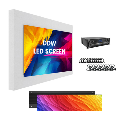 P1.56 P1.95 P2.5 P2.6 P2.9 P3.91 Écran LED - 500x250/750x250/1000x250mm Armoire en aluminium, 1200nits pour les studios de diffusion et les événements d'entreprise