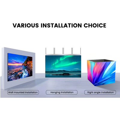 P1.56 P1.95 P2.5 P2.6 P2.9 P3.91 Écran LED - 500x250/750x250/1000x250mm Armoire en aluminium, 1200nits pour les studios de diffusion et les événements d'entreprise