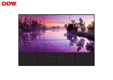 Mur visuel ultra étroit de l'encadrement 3x3/lentes Frameless de l'écran de visualisation d'affichage à cristaux liquides 500