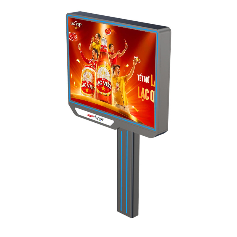 Display publicitaire étanche à l'eau IP65 à LED extérieur système 4G avec HDMI