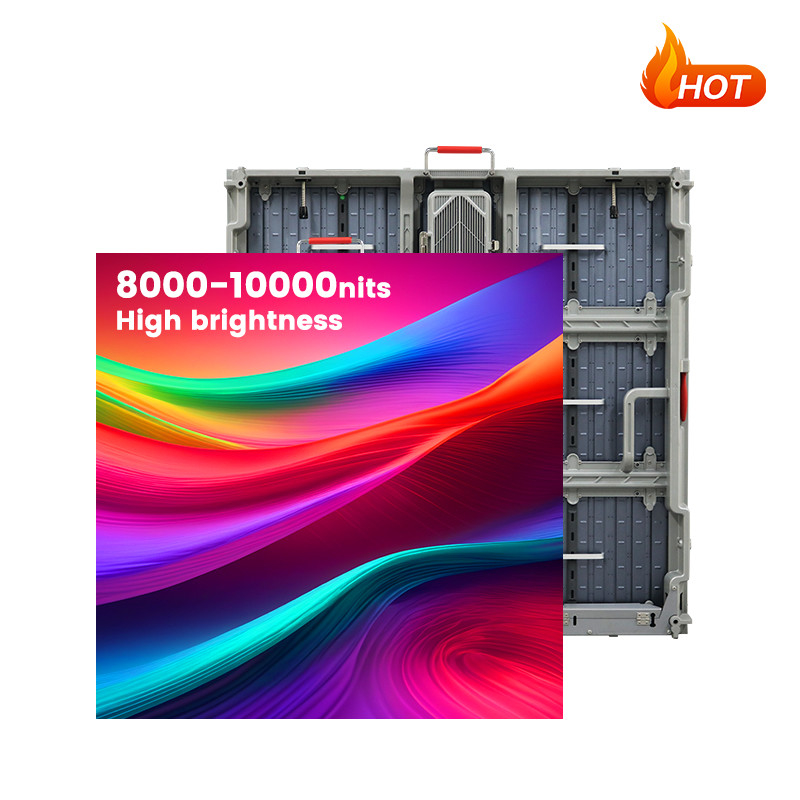 Écran extérieur LED commercial 960x960 mm, P5 P6.67 P8 P10, IP68 étanche, 8000-10000nits pour les écrans publics et les événements